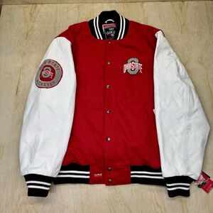 NEW Ohio State Buckeyes Franchise Club Graduate Full-Snap Jacket sz XL Scarlet